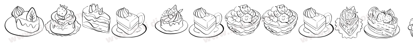 Cake Dessert Worksho字体转换